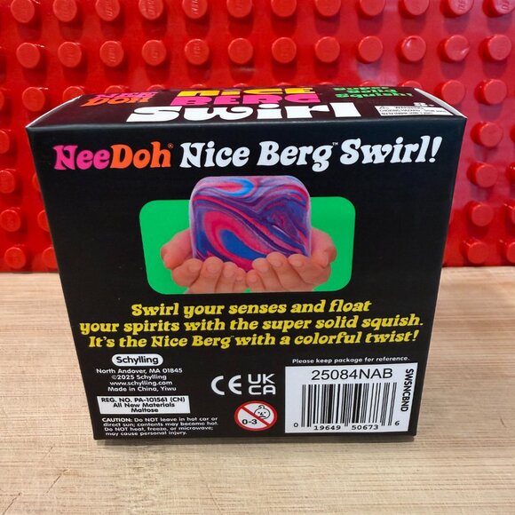 NEW! NEEDOH NICE BERG SWIRL SUPER SOLID SQUISH BRAND NEW - Picture 3 of 3